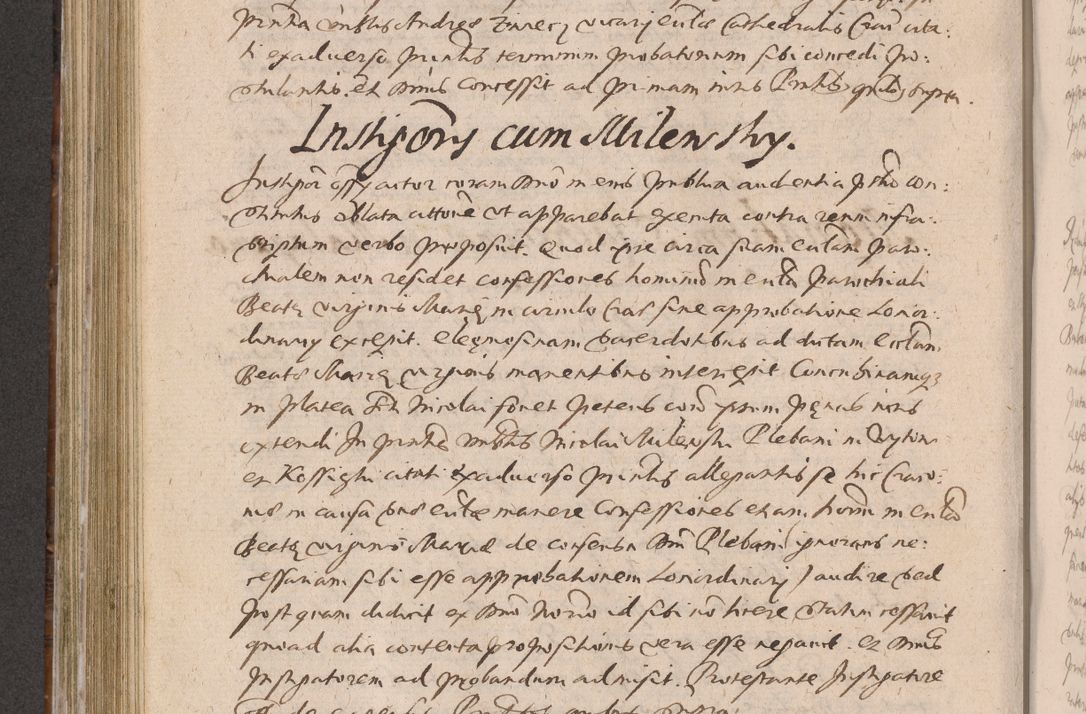 Zdjęcie nr 478 dla obiektu archiwalnego: Acta actorum causarum obligationum institutionum decretorum constitutionum quietationum resignationum cissionum et atiaru obsernationum tam indiciariarum quam extra indiciariarum coram Admodum Reverendo Domino Joanne Zerzynski Canonico Vicario in Spiritualibus et Officiali generali Cracoviensis ad Annum Domini Millesimum Sextentissimum Vigesimum Indictione tertia Pontificatus SSmi D. N. D. Pauli Divina pronidentia Papae V. foeliciter moderni anno ipsins subfelici regimine Diocesis Cracoviensis Illustrissimi ac Reverendissimi D. N. D. Martini Szyszkowski Deigratia Episcopus Cracoviensis Ducis Severiensis in continuantur.