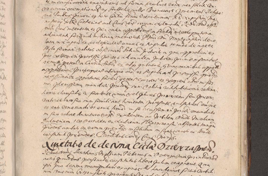 Zdjęcie nr 449 dla obiektu archiwalnego: Acta actorum causarum obligationum institutionum decretorum constitutionum quietationum resignationum cissionum et atiaru obsernationum tam indiciariarum quam extra indiciariarum coram Admodum Reverendo Domino Joanne Zerzynski Canonico Vicario in Spiritualibus et Officiali generali Cracoviensis ad Annum Domini Millesimum Sextentissimum Vigesimum Indictione tertia Pontificatus SSmi D. N. D. Pauli Divina pronidentia Papae V. foeliciter moderni anno ipsins subfelici regimine Diocesis Cracoviensis Illustrissimi ac Reverendissimi D. N. D. Martini Szyszkowski Deigratia Episcopus Cracoviensis Ducis Severiensis in continuantur.