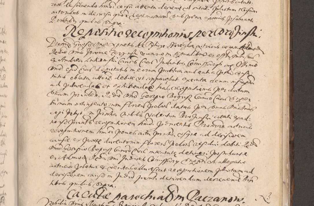 Zdjęcie nr 447 dla obiektu archiwalnego: Acta actorum causarum obligationum institutionum decretorum constitutionum quietationum resignationum cissionum et atiaru obsernationum tam indiciariarum quam extra indiciariarum coram Admodum Reverendo Domino Joanne Zerzynski Canonico Vicario in Spiritualibus et Officiali generali Cracoviensis ad Annum Domini Millesimum Sextentissimum Vigesimum Indictione tertia Pontificatus SSmi D. N. D. Pauli Divina pronidentia Papae V. foeliciter moderni anno ipsins subfelici regimine Diocesis Cracoviensis Illustrissimi ac Reverendissimi D. N. D. Martini Szyszkowski Deigratia Episcopus Cracoviensis Ducis Severiensis in continuantur.