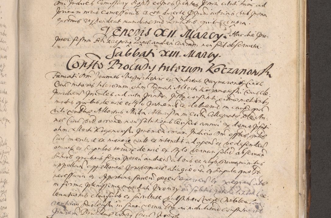 Zdjęcie nr 445 dla obiektu archiwalnego: Acta actorum causarum obligationum institutionum decretorum constitutionum quietationum resignationum cissionum et atiaru obsernationum tam indiciariarum quam extra indiciariarum coram Admodum Reverendo Domino Joanne Zerzynski Canonico Vicario in Spiritualibus et Officiali generali Cracoviensis ad Annum Domini Millesimum Sextentissimum Vigesimum Indictione tertia Pontificatus SSmi D. N. D. Pauli Divina pronidentia Papae V. foeliciter moderni anno ipsins subfelici regimine Diocesis Cracoviensis Illustrissimi ac Reverendissimi D. N. D. Martini Szyszkowski Deigratia Episcopus Cracoviensis Ducis Severiensis in continuantur.
