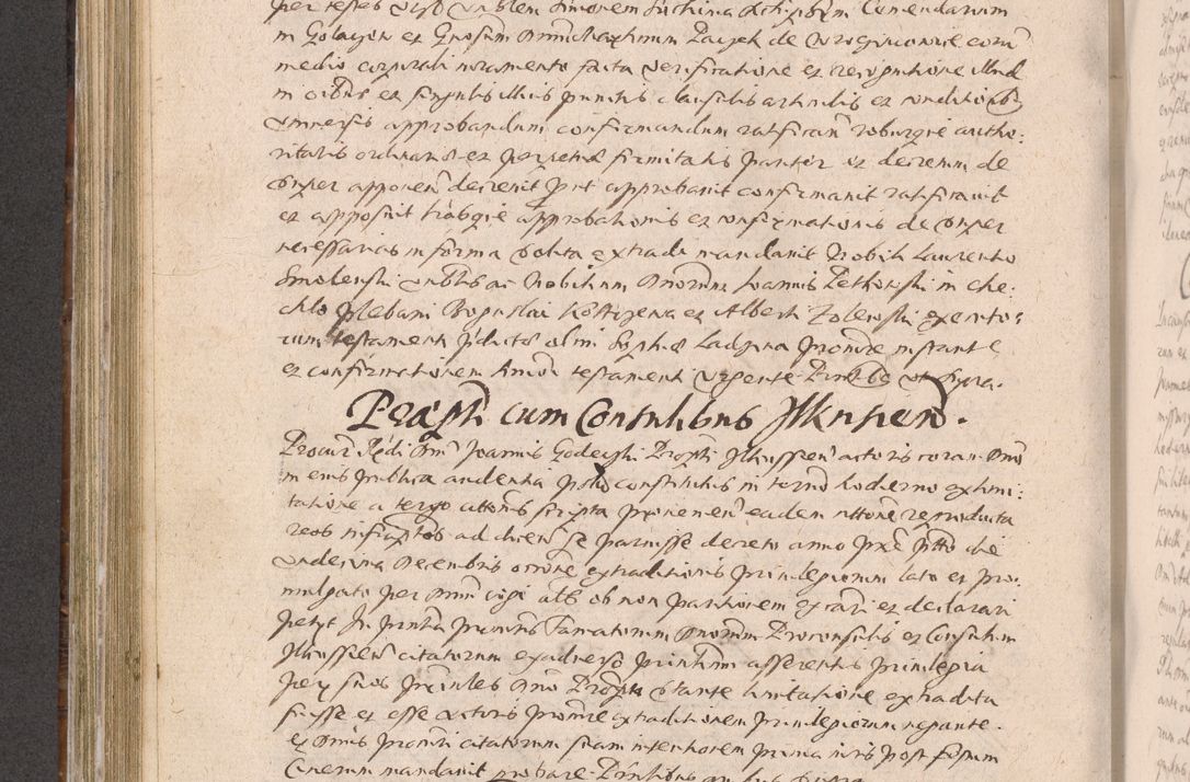 Zdjęcie nr 426 dla obiektu archiwalnego: Acta actorum causarum obligationum institutionum decretorum constitutionum quietationum resignationum cissionum et atiaru obsernationum tam indiciariarum quam extra indiciariarum coram Admodum Reverendo Domino Joanne Zerzynski Canonico Vicario in Spiritualibus et Officiali generali Cracoviensis ad Annum Domini Millesimum Sextentissimum Vigesimum Indictione tertia Pontificatus SSmi D. N. D. Pauli Divina pronidentia Papae V. foeliciter moderni anno ipsins subfelici regimine Diocesis Cracoviensis Illustrissimi ac Reverendissimi D. N. D. Martini Szyszkowski Deigratia Episcopus Cracoviensis Ducis Severiensis in continuantur.