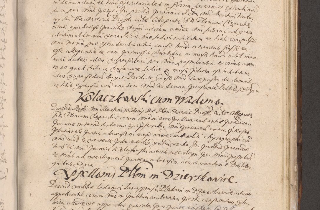 Zdjęcie nr 425 dla obiektu archiwalnego: Acta actorum causarum obligationum institutionum decretorum constitutionum quietationum resignationum cissionum et atiaru obsernationum tam indiciariarum quam extra indiciariarum coram Admodum Reverendo Domino Joanne Zerzynski Canonico Vicario in Spiritualibus et Officiali generali Cracoviensis ad Annum Domini Millesimum Sextentissimum Vigesimum Indictione tertia Pontificatus SSmi D. N. D. Pauli Divina pronidentia Papae V. foeliciter moderni anno ipsins subfelici regimine Diocesis Cracoviensis Illustrissimi ac Reverendissimi D. N. D. Martini Szyszkowski Deigratia Episcopus Cracoviensis Ducis Severiensis in continuantur.