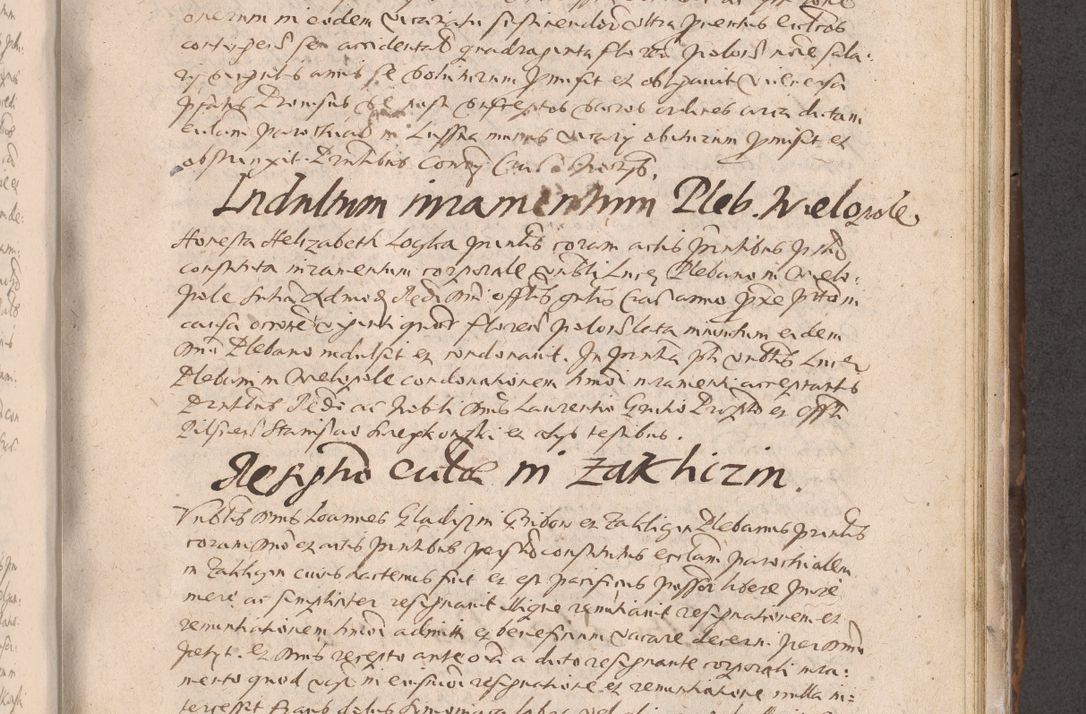 Zdjęcie nr 423 dla obiektu archiwalnego: Acta actorum causarum obligationum institutionum decretorum constitutionum quietationum resignationum cissionum et atiaru obsernationum tam indiciariarum quam extra indiciariarum coram Admodum Reverendo Domino Joanne Zerzynski Canonico Vicario in Spiritualibus et Officiali generali Cracoviensis ad Annum Domini Millesimum Sextentissimum Vigesimum Indictione tertia Pontificatus SSmi D. N. D. Pauli Divina pronidentia Papae V. foeliciter moderni anno ipsins subfelici regimine Diocesis Cracoviensis Illustrissimi ac Reverendissimi D. N. D. Martini Szyszkowski Deigratia Episcopus Cracoviensis Ducis Severiensis in continuantur.