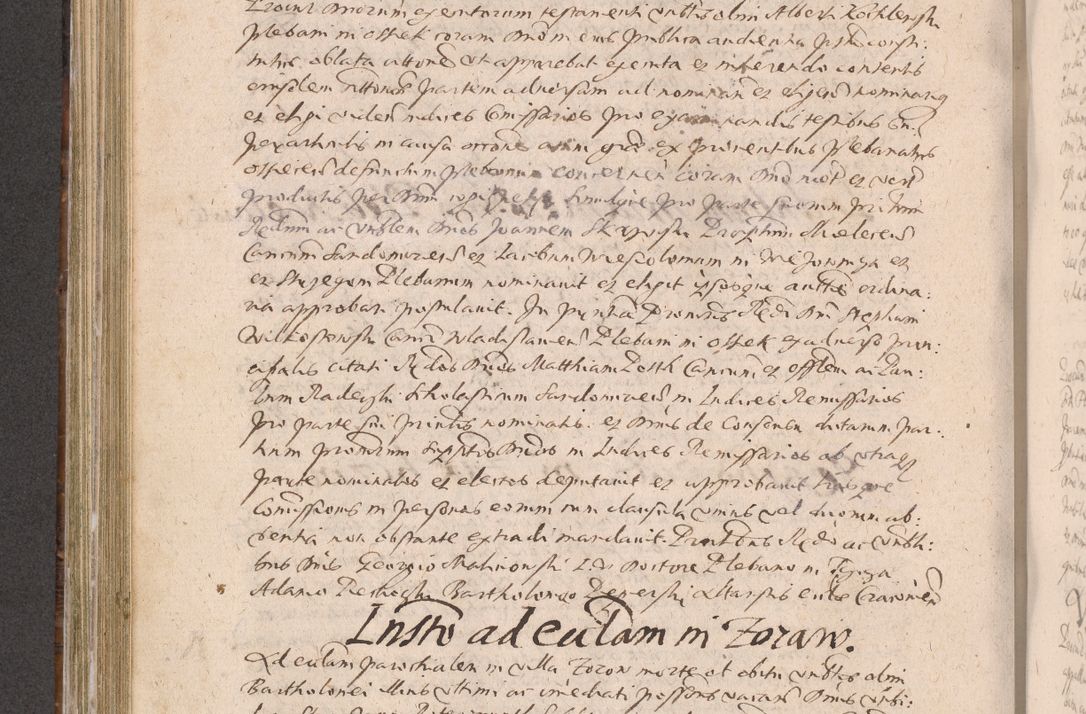 Zdjęcie nr 424 dla obiektu archiwalnego: Acta actorum causarum obligationum institutionum decretorum constitutionum quietationum resignationum cissionum et atiaru obsernationum tam indiciariarum quam extra indiciariarum coram Admodum Reverendo Domino Joanne Zerzynski Canonico Vicario in Spiritualibus et Officiali generali Cracoviensis ad Annum Domini Millesimum Sextentissimum Vigesimum Indictione tertia Pontificatus SSmi D. N. D. Pauli Divina pronidentia Papae V. foeliciter moderni anno ipsins subfelici regimine Diocesis Cracoviensis Illustrissimi ac Reverendissimi D. N. D. Martini Szyszkowski Deigratia Episcopus Cracoviensis Ducis Severiensis in continuantur.