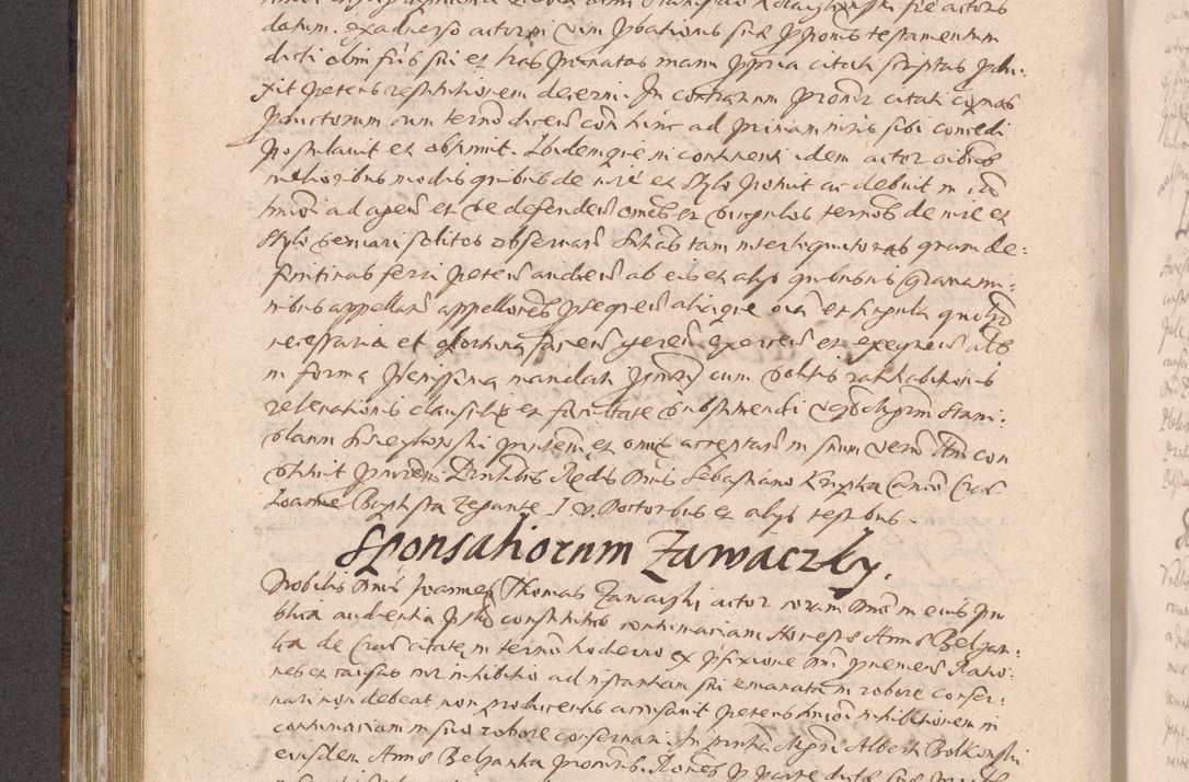 Zdjęcie nr 422 dla obiektu archiwalnego: Acta actorum causarum obligationum institutionum decretorum constitutionum quietationum resignationum cissionum et atiaru obsernationum tam indiciariarum quam extra indiciariarum coram Admodum Reverendo Domino Joanne Zerzynski Canonico Vicario in Spiritualibus et Officiali generali Cracoviensis ad Annum Domini Millesimum Sextentissimum Vigesimum Indictione tertia Pontificatus SSmi D. N. D. Pauli Divina pronidentia Papae V. foeliciter moderni anno ipsins subfelici regimine Diocesis Cracoviensis Illustrissimi ac Reverendissimi D. N. D. Martini Szyszkowski Deigratia Episcopus Cracoviensis Ducis Severiensis in continuantur.