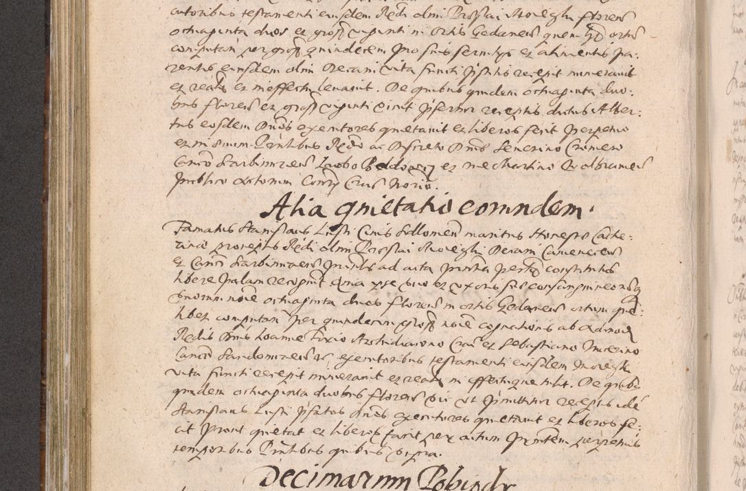 Zdjęcie nr 416 dla obiektu archiwalnego: Acta actorum causarum obligationum institutionum decretorum constitutionum quietationum resignationum cissionum et atiaru obsernationum tam indiciariarum quam extra indiciariarum coram Admodum Reverendo Domino Joanne Zerzynski Canonico Vicario in Spiritualibus et Officiali generali Cracoviensis ad Annum Domini Millesimum Sextentissimum Vigesimum Indictione tertia Pontificatus SSmi D. N. D. Pauli Divina pronidentia Papae V. foeliciter moderni anno ipsins subfelici regimine Diocesis Cracoviensis Illustrissimi ac Reverendissimi D. N. D. Martini Szyszkowski Deigratia Episcopus Cracoviensis Ducis Severiensis in continuantur.