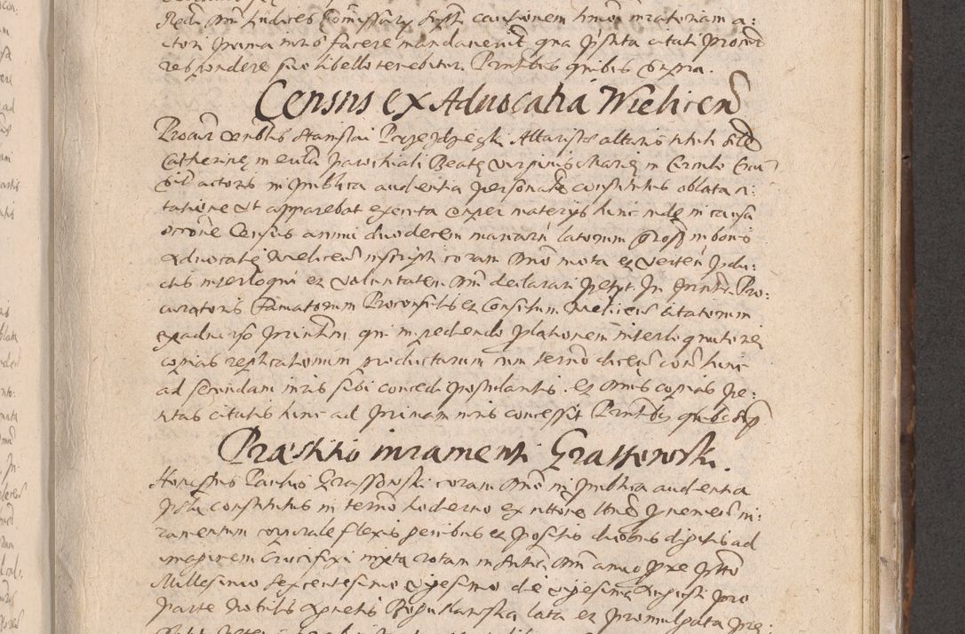 Zdjęcie nr 411 dla obiektu archiwalnego: Acta actorum causarum obligationum institutionum decretorum constitutionum quietationum resignationum cissionum et atiaru obsernationum tam indiciariarum quam extra indiciariarum coram Admodum Reverendo Domino Joanne Zerzynski Canonico Vicario in Spiritualibus et Officiali generali Cracoviensis ad Annum Domini Millesimum Sextentissimum Vigesimum Indictione tertia Pontificatus SSmi D. N. D. Pauli Divina pronidentia Papae V. foeliciter moderni anno ipsins subfelici regimine Diocesis Cracoviensis Illustrissimi ac Reverendissimi D. N. D. Martini Szyszkowski Deigratia Episcopus Cracoviensis Ducis Severiensis in continuantur.