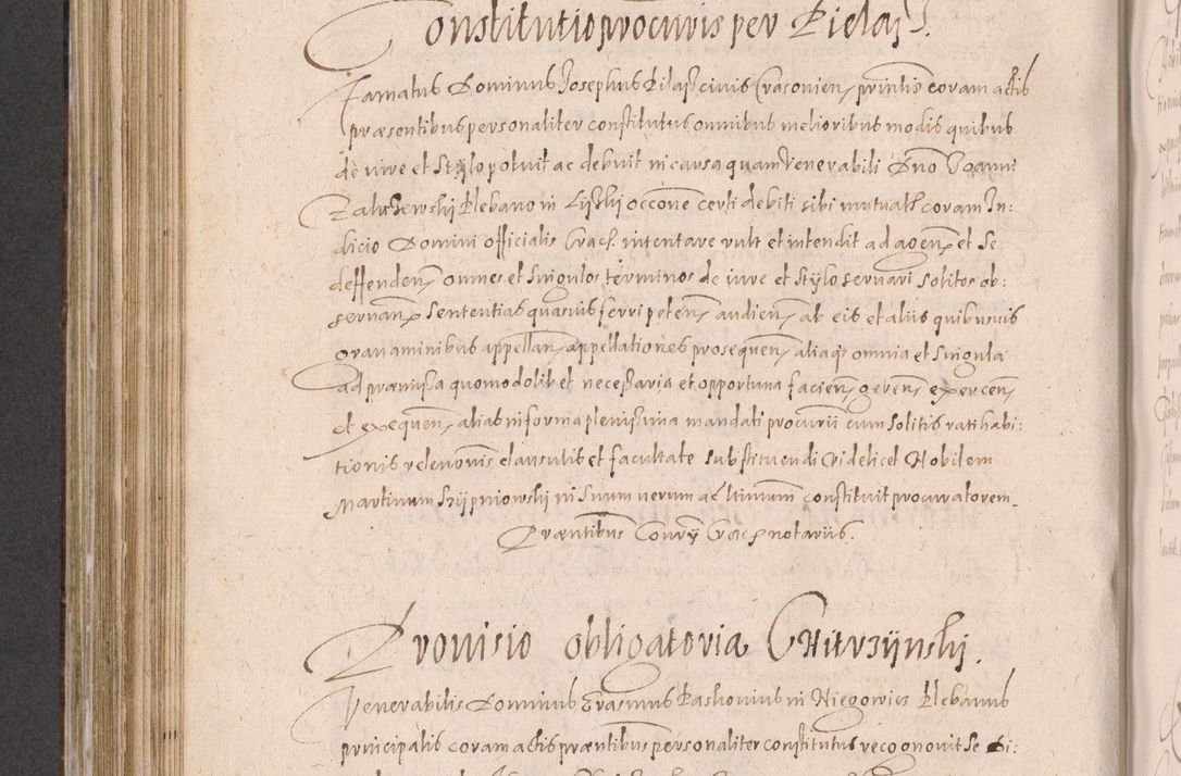 Zdjęcie nr 606 dla obiektu archiwalnego: Acta actorum causarum obligationum institutionum decretorum constitutionum quietationum resignationum cissionum et atiaru obsernationum tam indiciariarum quam extra indiciariarum coram Admodum Reverendo Domino Joanne Zerzynski Canonico Vicario in Spiritualibus et Officiali generali Cracoviensis ad Annum Domini Millesimum Sextentissimum Vigesimum Indictione tertia Pontificatus SSmi D. N. D. Pauli Divina pronidentia Papae V. foeliciter moderni anno ipsins subfelici regimine Diocesis Cracoviensis Illustrissimi ac Reverendissimi D. N. D. Martini Szyszkowski Deigratia Episcopus Cracoviensis Ducis Severiensis in continuantur.
