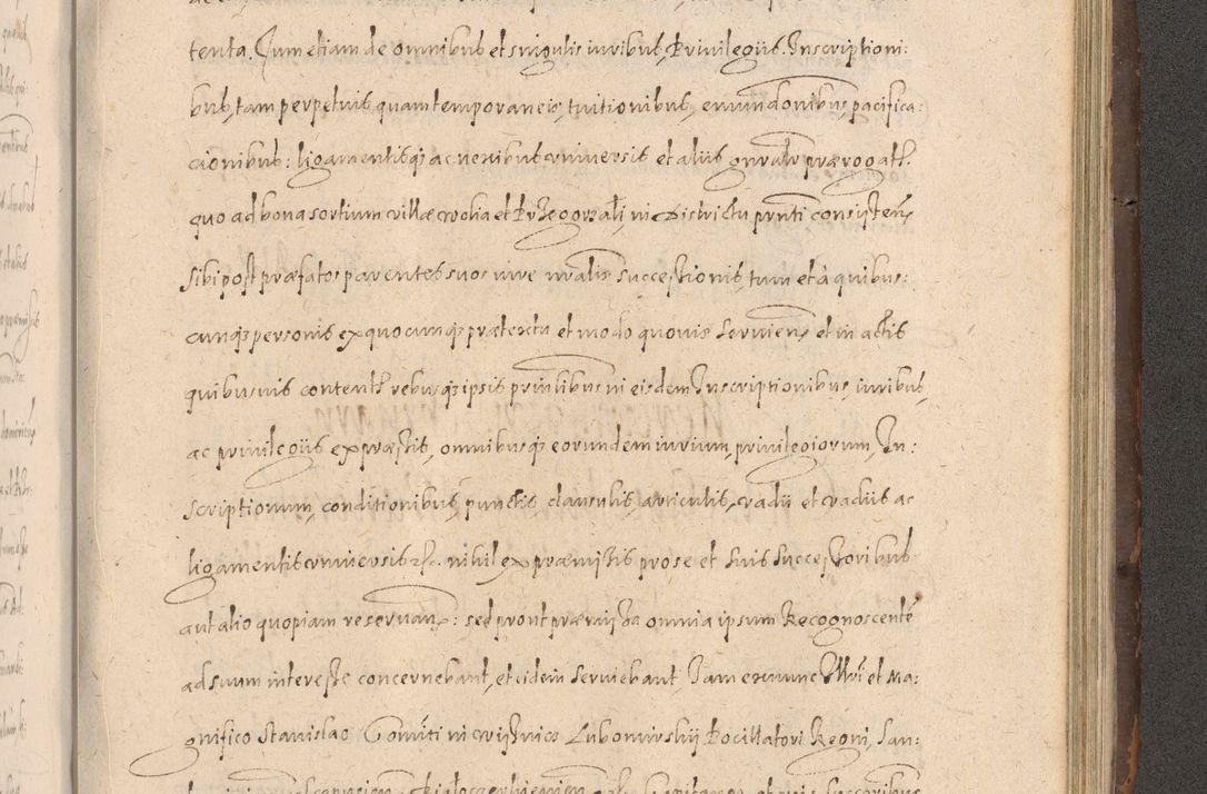 Zdjęcie nr 793 dla obiektu archiwalnego: Acta actorum causarum obligationum institutionum decretorum constitutionum quietationum resignationum cissionum et atiaru obsernationum tam indiciariarum quam extra indiciariarum coram Admodum Reverendo Domino Joanne Zerzynski Canonico Vicario in Spiritualibus et Officiali generali Cracoviensis ad Annum Domini Millesimum Sextentissimum Vigesimum Indictione tertia Pontificatus SSmi D. N. D. Pauli Divina pronidentia Papae V. foeliciter moderni anno ipsins subfelici regimine Diocesis Cracoviensis Illustrissimi ac Reverendissimi D. N. D. Martini Szyszkowski Deigratia Episcopus Cracoviensis Ducis Severiensis in continuantur.