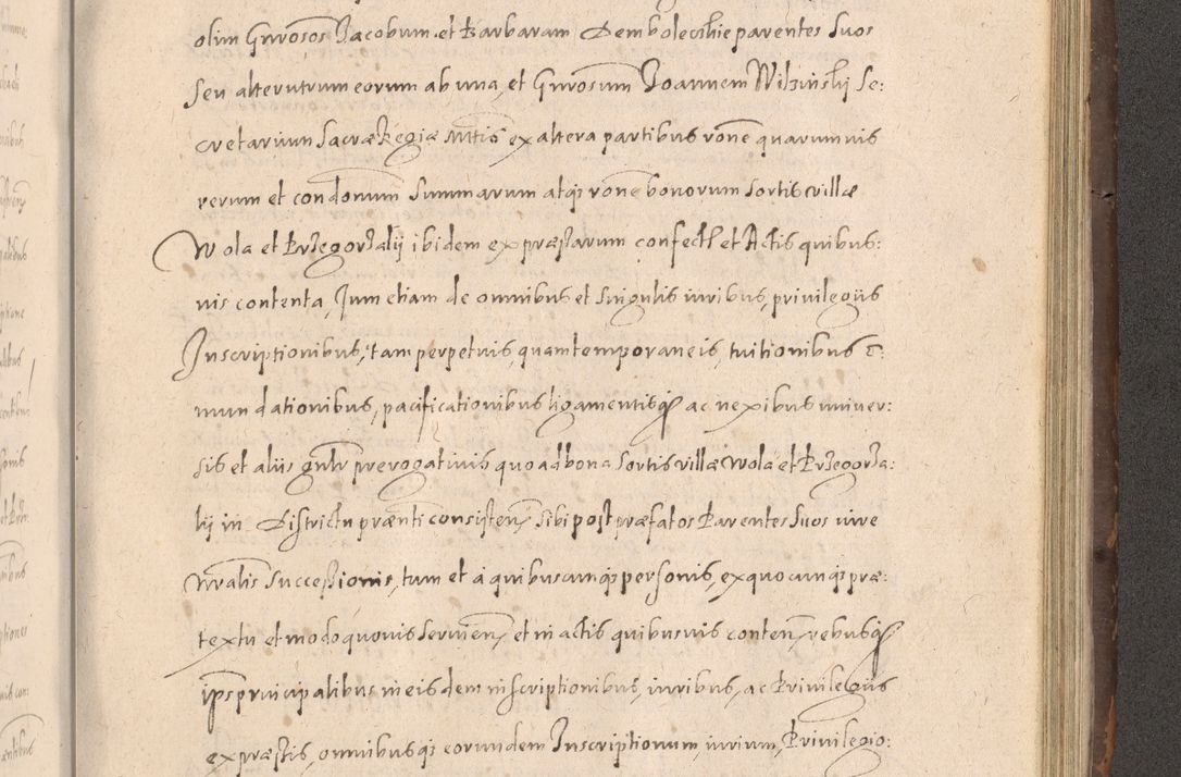 Zdjęcie nr 789 dla obiektu archiwalnego: Acta actorum causarum obligationum institutionum decretorum constitutionum quietationum resignationum cissionum et atiaru obsernationum tam indiciariarum quam extra indiciariarum coram Admodum Reverendo Domino Joanne Zerzynski Canonico Vicario in Spiritualibus et Officiali generali Cracoviensis ad Annum Domini Millesimum Sextentissimum Vigesimum Indictione tertia Pontificatus SSmi D. N. D. Pauli Divina pronidentia Papae V. foeliciter moderni anno ipsins subfelici regimine Diocesis Cracoviensis Illustrissimi ac Reverendissimi D. N. D. Martini Szyszkowski Deigratia Episcopus Cracoviensis Ducis Severiensis in continuantur.