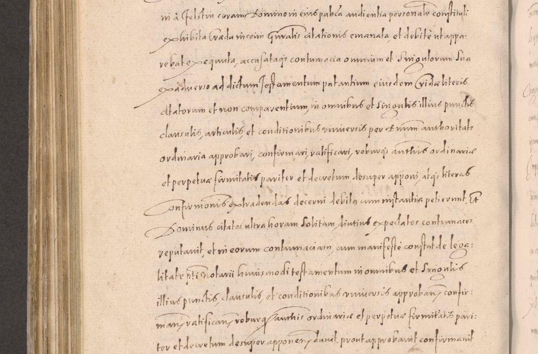 Zdjęcie nr 782 dla obiektu archiwalnego: Acta actorum causarum obligationum institutionum decretorum constitutionum quietationum resignationum cissionum et atiaru obsernationum tam indiciariarum quam extra indiciariarum coram Admodum Reverendo Domino Joanne Zerzynski Canonico Vicario in Spiritualibus et Officiali generali Cracoviensis ad Annum Domini Millesimum Sextentissimum Vigesimum Indictione tertia Pontificatus SSmi D. N. D. Pauli Divina pronidentia Papae V. foeliciter moderni anno ipsins subfelici regimine Diocesis Cracoviensis Illustrissimi ac Reverendissimi D. N. D. Martini Szyszkowski Deigratia Episcopus Cracoviensis Ducis Severiensis in continuantur.