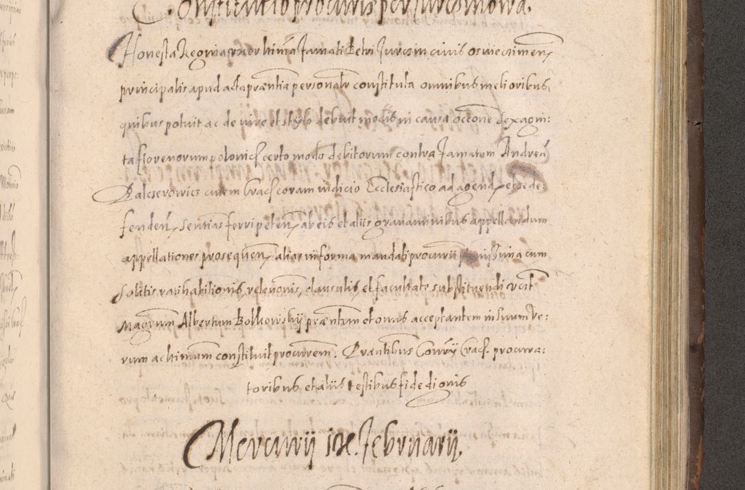 Zdjęcie nr 775 dla obiektu archiwalnego: Acta actorum causarum obligationum institutionum decretorum constitutionum quietationum resignationum cissionum et atiaru obsernationum tam indiciariarum quam extra indiciariarum coram Admodum Reverendo Domino Joanne Zerzynski Canonico Vicario in Spiritualibus et Officiali generali Cracoviensis ad Annum Domini Millesimum Sextentissimum Vigesimum Indictione tertia Pontificatus SSmi D. N. D. Pauli Divina pronidentia Papae V. foeliciter moderni anno ipsins subfelici regimine Diocesis Cracoviensis Illustrissimi ac Reverendissimi D. N. D. Martini Szyszkowski Deigratia Episcopus Cracoviensis Ducis Severiensis in continuantur.