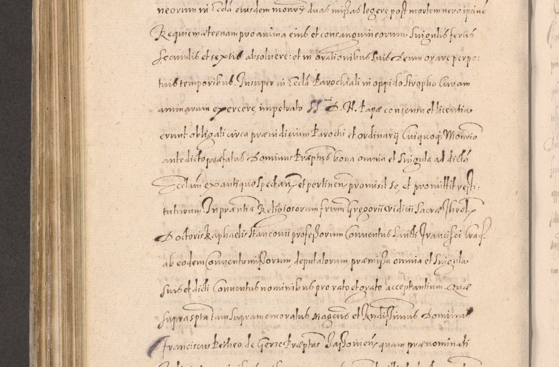 Zdjęcie nr 774 dla obiektu archiwalnego: Acta actorum causarum obligationum institutionum decretorum constitutionum quietationum resignationum cissionum et atiaru obsernationum tam indiciariarum quam extra indiciariarum coram Admodum Reverendo Domino Joanne Zerzynski Canonico Vicario in Spiritualibus et Officiali generali Cracoviensis ad Annum Domini Millesimum Sextentissimum Vigesimum Indictione tertia Pontificatus SSmi D. N. D. Pauli Divina pronidentia Papae V. foeliciter moderni anno ipsins subfelici regimine Diocesis Cracoviensis Illustrissimi ac Reverendissimi D. N. D. Martini Szyszkowski Deigratia Episcopus Cracoviensis Ducis Severiensis in continuantur.