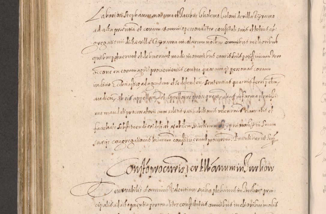 Zdjęcie nr 768 dla obiektu archiwalnego: Acta actorum causarum obligationum institutionum decretorum constitutionum quietationum resignationum cissionum et atiaru obsernationum tam indiciariarum quam extra indiciariarum coram Admodum Reverendo Domino Joanne Zerzynski Canonico Vicario in Spiritualibus et Officiali generali Cracoviensis ad Annum Domini Millesimum Sextentissimum Vigesimum Indictione tertia Pontificatus SSmi D. N. D. Pauli Divina pronidentia Papae V. foeliciter moderni anno ipsins subfelici regimine Diocesis Cracoviensis Illustrissimi ac Reverendissimi D. N. D. Martini Szyszkowski Deigratia Episcopus Cracoviensis Ducis Severiensis in continuantur.