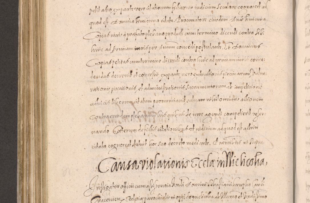 Zdjęcie nr 764 dla obiektu archiwalnego: Acta actorum causarum obligationum institutionum decretorum constitutionum quietationum resignationum cissionum et atiaru obsernationum tam indiciariarum quam extra indiciariarum coram Admodum Reverendo Domino Joanne Zerzynski Canonico Vicario in Spiritualibus et Officiali generali Cracoviensis ad Annum Domini Millesimum Sextentissimum Vigesimum Indictione tertia Pontificatus SSmi D. N. D. Pauli Divina pronidentia Papae V. foeliciter moderni anno ipsins subfelici regimine Diocesis Cracoviensis Illustrissimi ac Reverendissimi D. N. D. Martini Szyszkowski Deigratia Episcopus Cracoviensis Ducis Severiensis in continuantur.