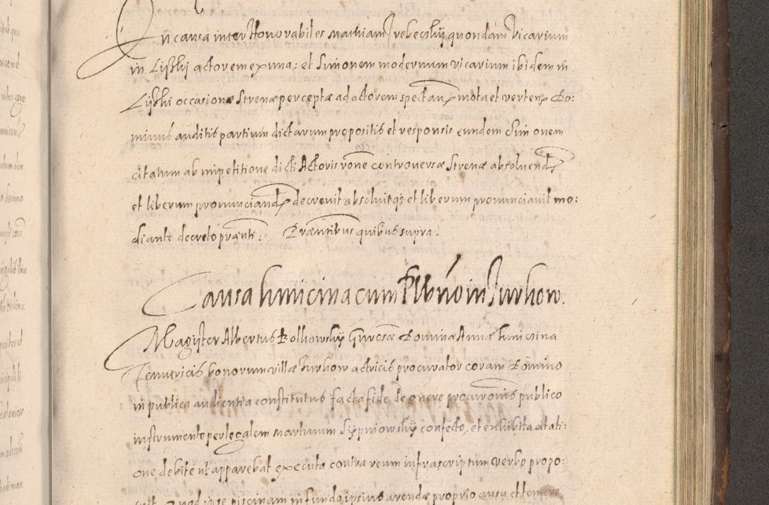 Zdjęcie nr 763 dla obiektu archiwalnego: Acta actorum causarum obligationum institutionum decretorum constitutionum quietationum resignationum cissionum et atiaru obsernationum tam indiciariarum quam extra indiciariarum coram Admodum Reverendo Domino Joanne Zerzynski Canonico Vicario in Spiritualibus et Officiali generali Cracoviensis ad Annum Domini Millesimum Sextentissimum Vigesimum Indictione tertia Pontificatus SSmi D. N. D. Pauli Divina pronidentia Papae V. foeliciter moderni anno ipsins subfelici regimine Diocesis Cracoviensis Illustrissimi ac Reverendissimi D. N. D. Martini Szyszkowski Deigratia Episcopus Cracoviensis Ducis Severiensis in continuantur.