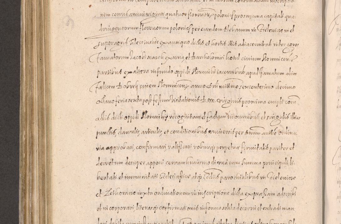 Zdjęcie nr 762 dla obiektu archiwalnego: Acta actorum causarum obligationum institutionum decretorum constitutionum quietationum resignationum cissionum et atiaru obsernationum tam indiciariarum quam extra indiciariarum coram Admodum Reverendo Domino Joanne Zerzynski Canonico Vicario in Spiritualibus et Officiali generali Cracoviensis ad Annum Domini Millesimum Sextentissimum Vigesimum Indictione tertia Pontificatus SSmi D. N. D. Pauli Divina pronidentia Papae V. foeliciter moderni anno ipsins subfelici regimine Diocesis Cracoviensis Illustrissimi ac Reverendissimi D. N. D. Martini Szyszkowski Deigratia Episcopus Cracoviensis Ducis Severiensis in continuantur.