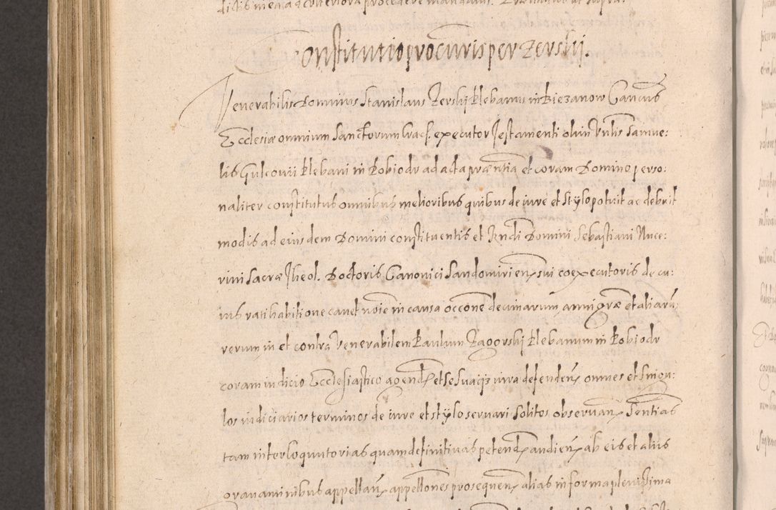 Zdjęcie nr 754 dla obiektu archiwalnego: Acta actorum causarum obligationum institutionum decretorum constitutionum quietationum resignationum cissionum et atiaru obsernationum tam indiciariarum quam extra indiciariarum coram Admodum Reverendo Domino Joanne Zerzynski Canonico Vicario in Spiritualibus et Officiali generali Cracoviensis ad Annum Domini Millesimum Sextentissimum Vigesimum Indictione tertia Pontificatus SSmi D. N. D. Pauli Divina pronidentia Papae V. foeliciter moderni anno ipsins subfelici regimine Diocesis Cracoviensis Illustrissimi ac Reverendissimi D. N. D. Martini Szyszkowski Deigratia Episcopus Cracoviensis Ducis Severiensis in continuantur.