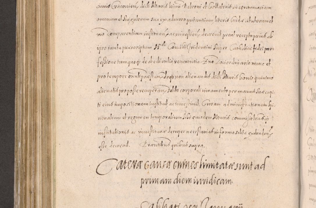 Zdjęcie nr 738 dla obiektu archiwalnego: Acta actorum causarum obligationum institutionum decretorum constitutionum quietationum resignationum cissionum et atiaru obsernationum tam indiciariarum quam extra indiciariarum coram Admodum Reverendo Domino Joanne Zerzynski Canonico Vicario in Spiritualibus et Officiali generali Cracoviensis ad Annum Domini Millesimum Sextentissimum Vigesimum Indictione tertia Pontificatus SSmi D. N. D. Pauli Divina pronidentia Papae V. foeliciter moderni anno ipsins subfelici regimine Diocesis Cracoviensis Illustrissimi ac Reverendissimi D. N. D. Martini Szyszkowski Deigratia Episcopus Cracoviensis Ducis Severiensis in continuantur.