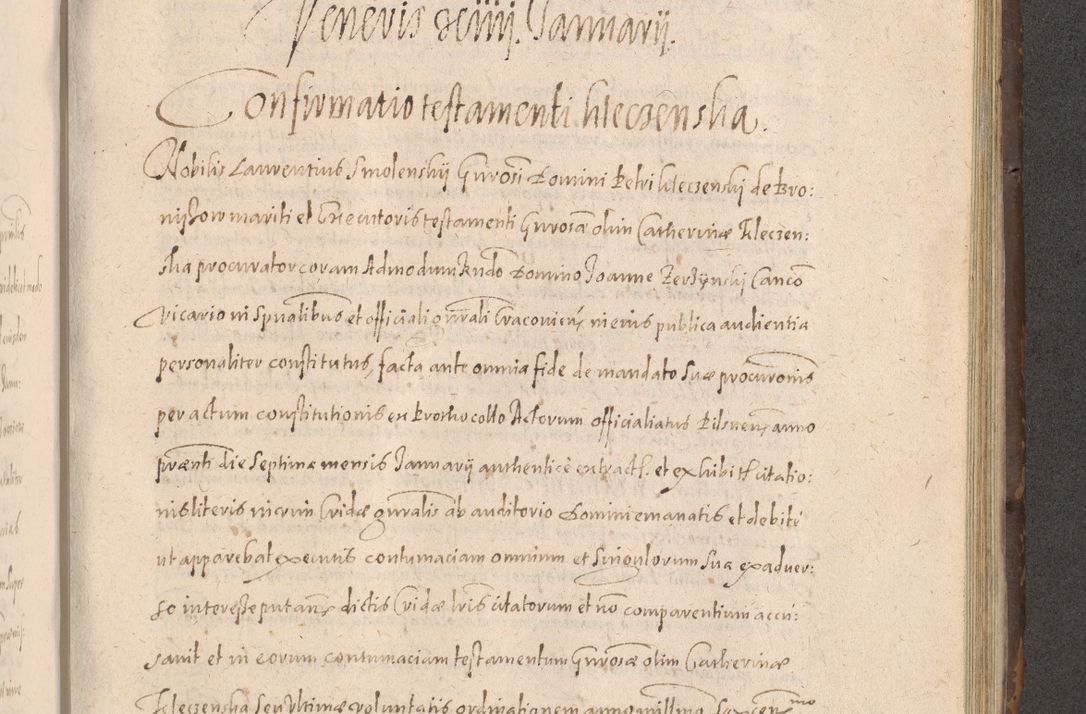Zdjęcie nr 733 dla obiektu archiwalnego: Acta actorum causarum obligationum institutionum decretorum constitutionum quietationum resignationum cissionum et atiaru obsernationum tam indiciariarum quam extra indiciariarum coram Admodum Reverendo Domino Joanne Zerzynski Canonico Vicario in Spiritualibus et Officiali generali Cracoviensis ad Annum Domini Millesimum Sextentissimum Vigesimum Indictione tertia Pontificatus SSmi D. N. D. Pauli Divina pronidentia Papae V. foeliciter moderni anno ipsins subfelici regimine Diocesis Cracoviensis Illustrissimi ac Reverendissimi D. N. D. Martini Szyszkowski Deigratia Episcopus Cracoviensis Ducis Severiensis in continuantur.