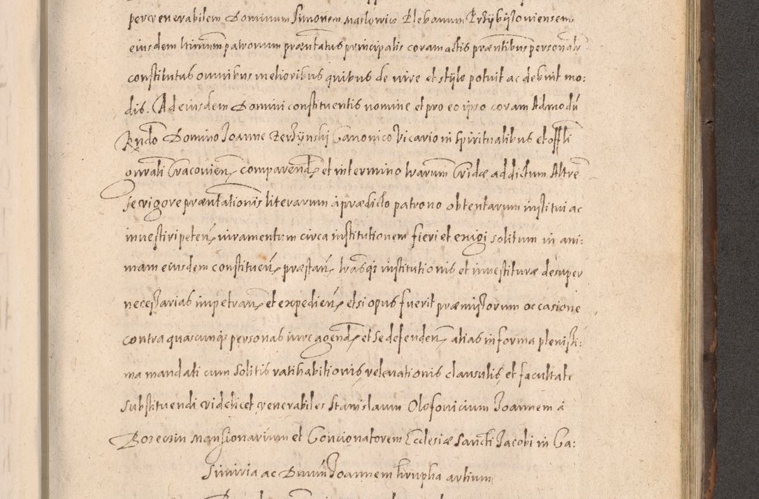Zdjęcie nr 727 dla obiektu archiwalnego: Acta actorum causarum obligationum institutionum decretorum constitutionum quietationum resignationum cissionum et atiaru obsernationum tam indiciariarum quam extra indiciariarum coram Admodum Reverendo Domino Joanne Zerzynski Canonico Vicario in Spiritualibus et Officiali generali Cracoviensis ad Annum Domini Millesimum Sextentissimum Vigesimum Indictione tertia Pontificatus SSmi D. N. D. Pauli Divina pronidentia Papae V. foeliciter moderni anno ipsins subfelici regimine Diocesis Cracoviensis Illustrissimi ac Reverendissimi D. N. D. Martini Szyszkowski Deigratia Episcopus Cracoviensis Ducis Severiensis in continuantur.