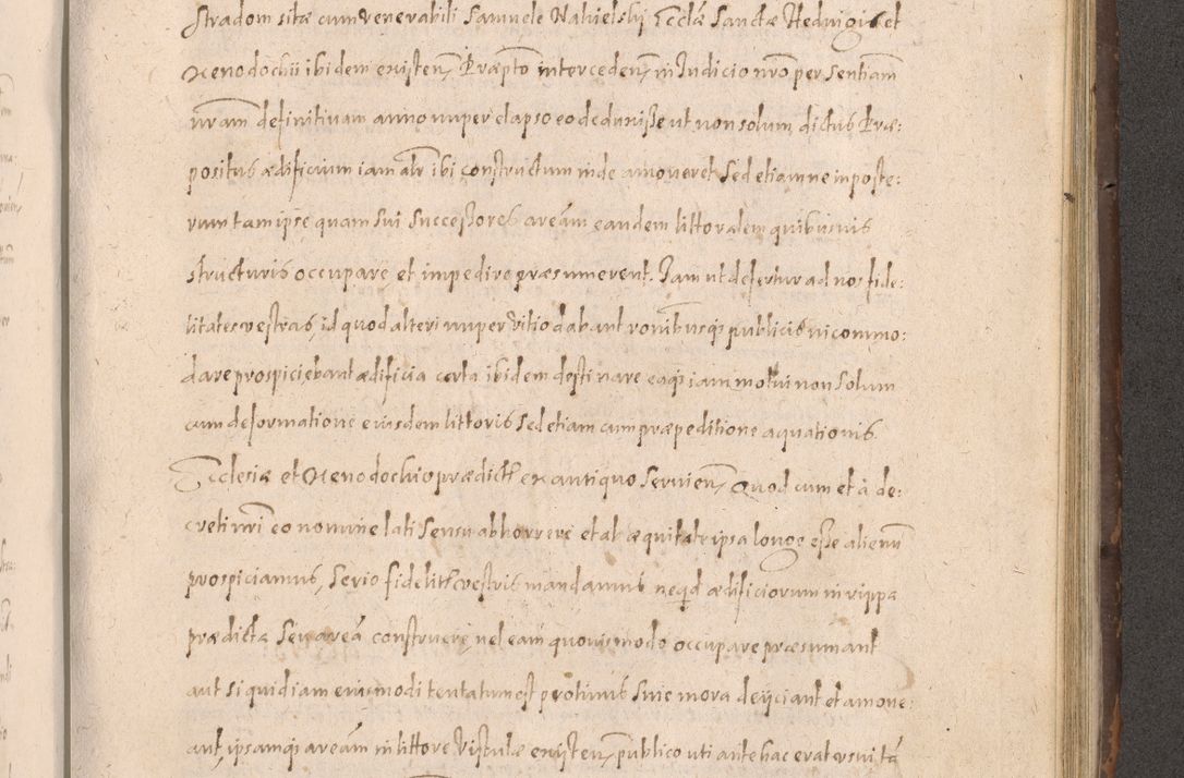 Zdjęcie nr 705 dla obiektu archiwalnego: Acta actorum causarum obligationum institutionum decretorum constitutionum quietationum resignationum cissionum et atiaru obsernationum tam indiciariarum quam extra indiciariarum coram Admodum Reverendo Domino Joanne Zerzynski Canonico Vicario in Spiritualibus et Officiali generali Cracoviensis ad Annum Domini Millesimum Sextentissimum Vigesimum Indictione tertia Pontificatus SSmi D. N. D. Pauli Divina pronidentia Papae V. foeliciter moderni anno ipsins subfelici regimine Diocesis Cracoviensis Illustrissimi ac Reverendissimi D. N. D. Martini Szyszkowski Deigratia Episcopus Cracoviensis Ducis Severiensis in continuantur.
