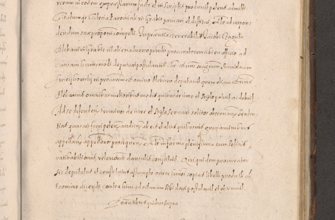 Zdjęcie nr 703 dla obiektu archiwalnego: Acta actorum causarum obligationum institutionum decretorum constitutionum quietationum resignationum cissionum et atiaru obsernationum tam indiciariarum quam extra indiciariarum coram Admodum Reverendo Domino Joanne Zerzynski Canonico Vicario in Spiritualibus et Officiali generali Cracoviensis ad Annum Domini Millesimum Sextentissimum Vigesimum Indictione tertia Pontificatus SSmi D. N. D. Pauli Divina pronidentia Papae V. foeliciter moderni anno ipsins subfelici regimine Diocesis Cracoviensis Illustrissimi ac Reverendissimi D. N. D. Martini Szyszkowski Deigratia Episcopus Cracoviensis Ducis Severiensis in continuantur.