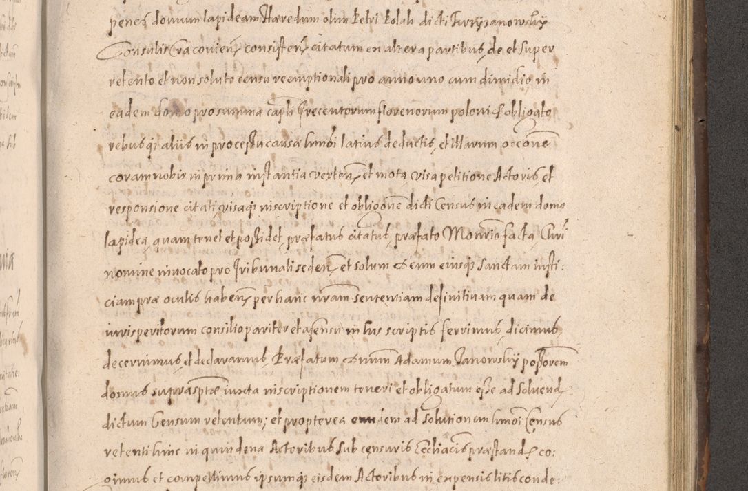Zdjęcie nr 683 dla obiektu archiwalnego: Acta actorum causarum obligationum institutionum decretorum constitutionum quietationum resignationum cissionum et atiaru obsernationum tam indiciariarum quam extra indiciariarum coram Admodum Reverendo Domino Joanne Zerzynski Canonico Vicario in Spiritualibus et Officiali generali Cracoviensis ad Annum Domini Millesimum Sextentissimum Vigesimum Indictione tertia Pontificatus SSmi D. N. D. Pauli Divina pronidentia Papae V. foeliciter moderni anno ipsins subfelici regimine Diocesis Cracoviensis Illustrissimi ac Reverendissimi D. N. D. Martini Szyszkowski Deigratia Episcopus Cracoviensis Ducis Severiensis in continuantur.