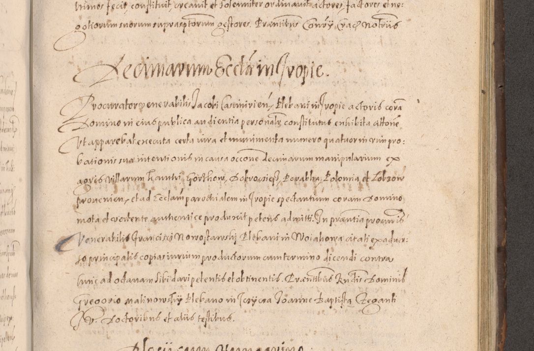 Zdjęcie nr 681 dla obiektu archiwalnego: Acta actorum causarum obligationum institutionum decretorum constitutionum quietationum resignationum cissionum et atiaru obsernationum tam indiciariarum quam extra indiciariarum coram Admodum Reverendo Domino Joanne Zerzynski Canonico Vicario in Spiritualibus et Officiali generali Cracoviensis ad Annum Domini Millesimum Sextentissimum Vigesimum Indictione tertia Pontificatus SSmi D. N. D. Pauli Divina pronidentia Papae V. foeliciter moderni anno ipsins subfelici regimine Diocesis Cracoviensis Illustrissimi ac Reverendissimi D. N. D. Martini Szyszkowski Deigratia Episcopus Cracoviensis Ducis Severiensis in continuantur.