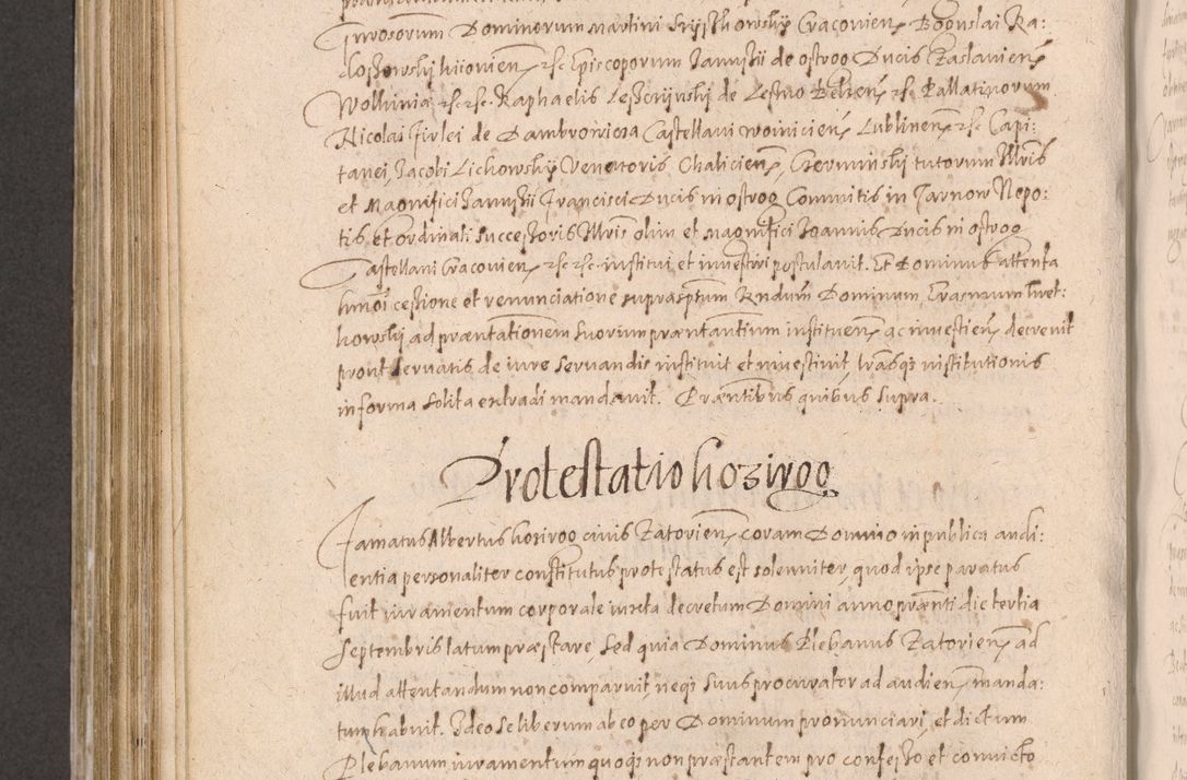 Zdjęcie nr 668 dla obiektu archiwalnego: Acta actorum causarum obligationum institutionum decretorum constitutionum quietationum resignationum cissionum et atiaru obsernationum tam indiciariarum quam extra indiciariarum coram Admodum Reverendo Domino Joanne Zerzynski Canonico Vicario in Spiritualibus et Officiali generali Cracoviensis ad Annum Domini Millesimum Sextentissimum Vigesimum Indictione tertia Pontificatus SSmi D. N. D. Pauli Divina pronidentia Papae V. foeliciter moderni anno ipsins subfelici regimine Diocesis Cracoviensis Illustrissimi ac Reverendissimi D. N. D. Martini Szyszkowski Deigratia Episcopus Cracoviensis Ducis Severiensis in continuantur.