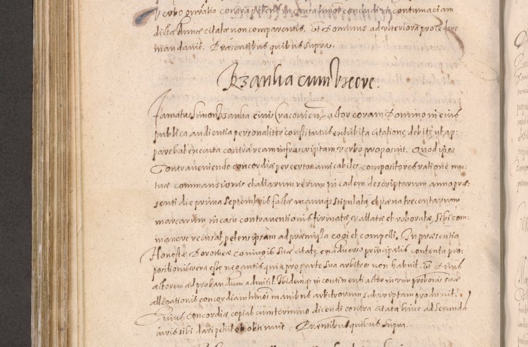 Zdjęcie nr 666 dla obiektu archiwalnego: Acta actorum causarum obligationum institutionum decretorum constitutionum quietationum resignationum cissionum et atiaru obsernationum tam indiciariarum quam extra indiciariarum coram Admodum Reverendo Domino Joanne Zerzynski Canonico Vicario in Spiritualibus et Officiali generali Cracoviensis ad Annum Domini Millesimum Sextentissimum Vigesimum Indictione tertia Pontificatus SSmi D. N. D. Pauli Divina pronidentia Papae V. foeliciter moderni anno ipsins subfelici regimine Diocesis Cracoviensis Illustrissimi ac Reverendissimi D. N. D. Martini Szyszkowski Deigratia Episcopus Cracoviensis Ducis Severiensis in continuantur.