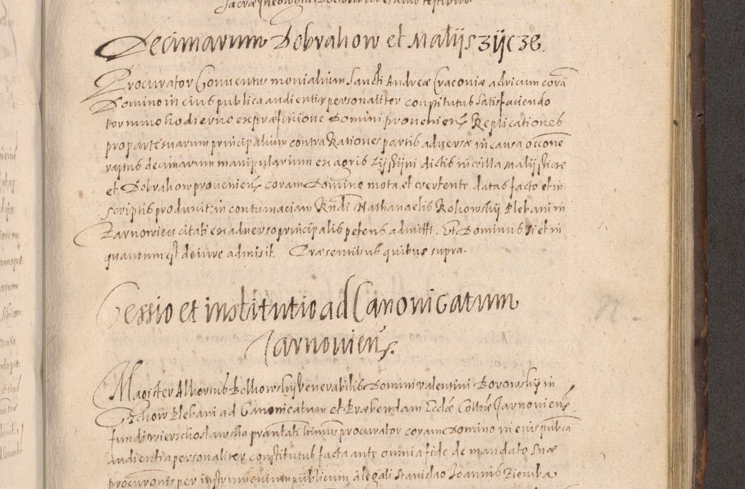 Zdjęcie nr 667 dla obiektu archiwalnego: Acta actorum causarum obligationum institutionum decretorum constitutionum quietationum resignationum cissionum et atiaru obsernationum tam indiciariarum quam extra indiciariarum coram Admodum Reverendo Domino Joanne Zerzynski Canonico Vicario in Spiritualibus et Officiali generali Cracoviensis ad Annum Domini Millesimum Sextentissimum Vigesimum Indictione tertia Pontificatus SSmi D. N. D. Pauli Divina pronidentia Papae V. foeliciter moderni anno ipsins subfelici regimine Diocesis Cracoviensis Illustrissimi ac Reverendissimi D. N. D. Martini Szyszkowski Deigratia Episcopus Cracoviensis Ducis Severiensis in continuantur.