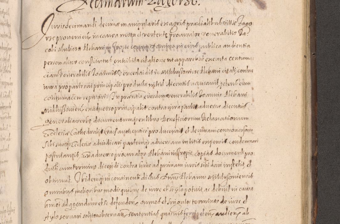 Zdjęcie nr 665 dla obiektu archiwalnego: Acta actorum causarum obligationum institutionum decretorum constitutionum quietationum resignationum cissionum et atiaru obsernationum tam indiciariarum quam extra indiciariarum coram Admodum Reverendo Domino Joanne Zerzynski Canonico Vicario in Spiritualibus et Officiali generali Cracoviensis ad Annum Domini Millesimum Sextentissimum Vigesimum Indictione tertia Pontificatus SSmi D. N. D. Pauli Divina pronidentia Papae V. foeliciter moderni anno ipsins subfelici regimine Diocesis Cracoviensis Illustrissimi ac Reverendissimi D. N. D. Martini Szyszkowski Deigratia Episcopus Cracoviensis Ducis Severiensis in continuantur.