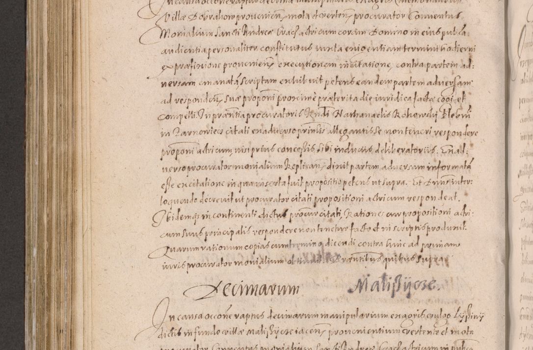 Zdjęcie nr 664 dla obiektu archiwalnego: Acta actorum causarum obligationum institutionum decretorum constitutionum quietationum resignationum cissionum et atiaru obsernationum tam indiciariarum quam extra indiciariarum coram Admodum Reverendo Domino Joanne Zerzynski Canonico Vicario in Spiritualibus et Officiali generali Cracoviensis ad Annum Domini Millesimum Sextentissimum Vigesimum Indictione tertia Pontificatus SSmi D. N. D. Pauli Divina pronidentia Papae V. foeliciter moderni anno ipsins subfelici regimine Diocesis Cracoviensis Illustrissimi ac Reverendissimi D. N. D. Martini Szyszkowski Deigratia Episcopus Cracoviensis Ducis Severiensis in continuantur.