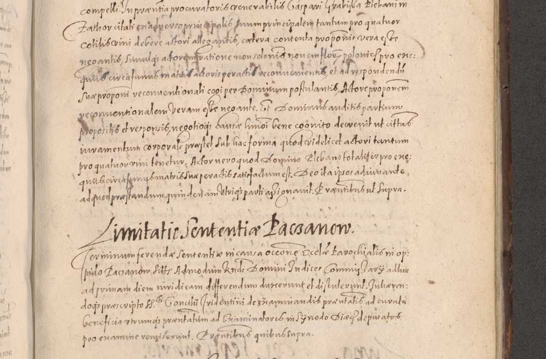 Zdjęcie nr 649 dla obiektu archiwalnego: Acta actorum causarum obligationum institutionum decretorum constitutionum quietationum resignationum cissionum et atiaru obsernationum tam indiciariarum quam extra indiciariarum coram Admodum Reverendo Domino Joanne Zerzynski Canonico Vicario in Spiritualibus et Officiali generali Cracoviensis ad Annum Domini Millesimum Sextentissimum Vigesimum Indictione tertia Pontificatus SSmi D. N. D. Pauli Divina pronidentia Papae V. foeliciter moderni anno ipsins subfelici regimine Diocesis Cracoviensis Illustrissimi ac Reverendissimi D. N. D. Martini Szyszkowski Deigratia Episcopus Cracoviensis Ducis Severiensis in continuantur.