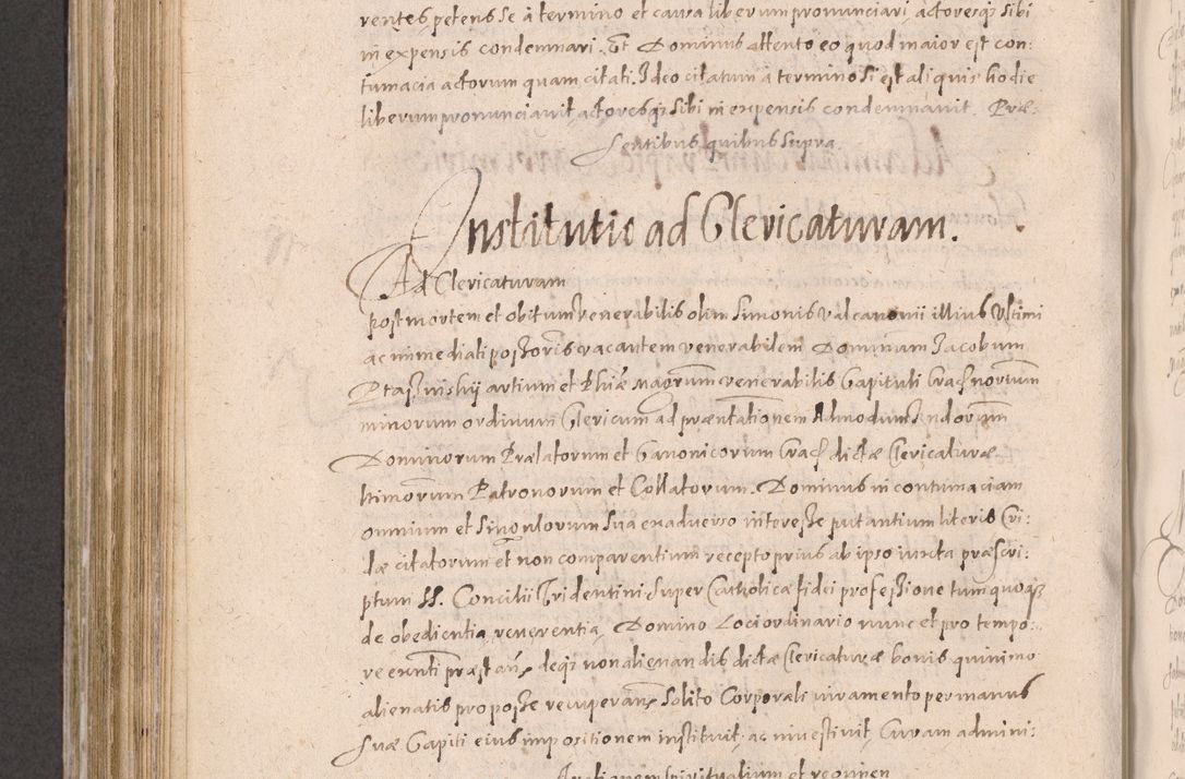 Zdjęcie nr 642 dla obiektu archiwalnego: Acta actorum causarum obligationum institutionum decretorum constitutionum quietationum resignationum cissionum et atiaru obsernationum tam indiciariarum quam extra indiciariarum coram Admodum Reverendo Domino Joanne Zerzynski Canonico Vicario in Spiritualibus et Officiali generali Cracoviensis ad Annum Domini Millesimum Sextentissimum Vigesimum Indictione tertia Pontificatus SSmi D. N. D. Pauli Divina pronidentia Papae V. foeliciter moderni anno ipsins subfelici regimine Diocesis Cracoviensis Illustrissimi ac Reverendissimi D. N. D. Martini Szyszkowski Deigratia Episcopus Cracoviensis Ducis Severiensis in continuantur.