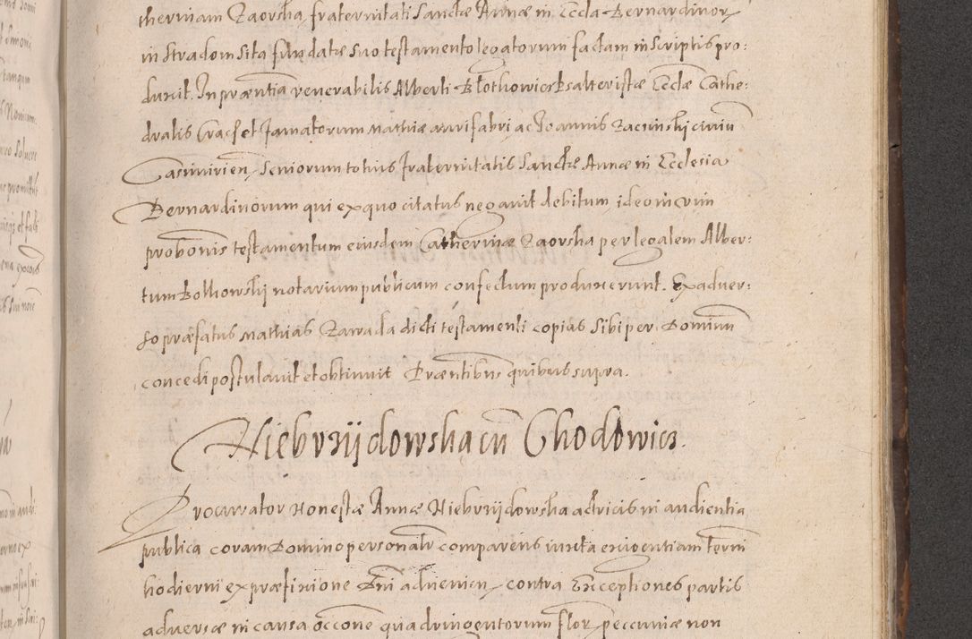 Zdjęcie nr 615 dla obiektu archiwalnego: Acta actorum causarum obligationum institutionum decretorum constitutionum quietationum resignationum cissionum et atiaru obsernationum tam indiciariarum quam extra indiciariarum coram Admodum Reverendo Domino Joanne Zerzynski Canonico Vicario in Spiritualibus et Officiali generali Cracoviensis ad Annum Domini Millesimum Sextentissimum Vigesimum Indictione tertia Pontificatus SSmi D. N. D. Pauli Divina pronidentia Papae V. foeliciter moderni anno ipsins subfelici regimine Diocesis Cracoviensis Illustrissimi ac Reverendissimi D. N. D. Martini Szyszkowski Deigratia Episcopus Cracoviensis Ducis Severiensis in continuantur.