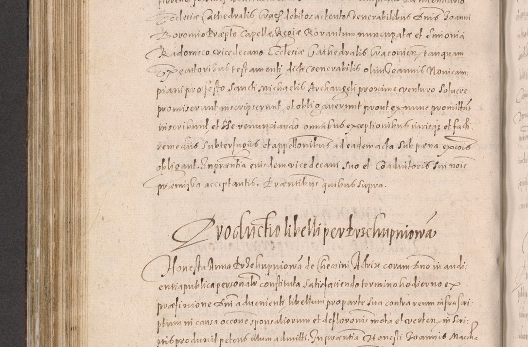Zdjęcie nr 614 dla obiektu archiwalnego: Acta actorum causarum obligationum institutionum decretorum constitutionum quietationum resignationum cissionum et atiaru obsernationum tam indiciariarum quam extra indiciariarum coram Admodum Reverendo Domino Joanne Zerzynski Canonico Vicario in Spiritualibus et Officiali generali Cracoviensis ad Annum Domini Millesimum Sextentissimum Vigesimum Indictione tertia Pontificatus SSmi D. N. D. Pauli Divina pronidentia Papae V. foeliciter moderni anno ipsins subfelici regimine Diocesis Cracoviensis Illustrissimi ac Reverendissimi D. N. D. Martini Szyszkowski Deigratia Episcopus Cracoviensis Ducis Severiensis in continuantur.