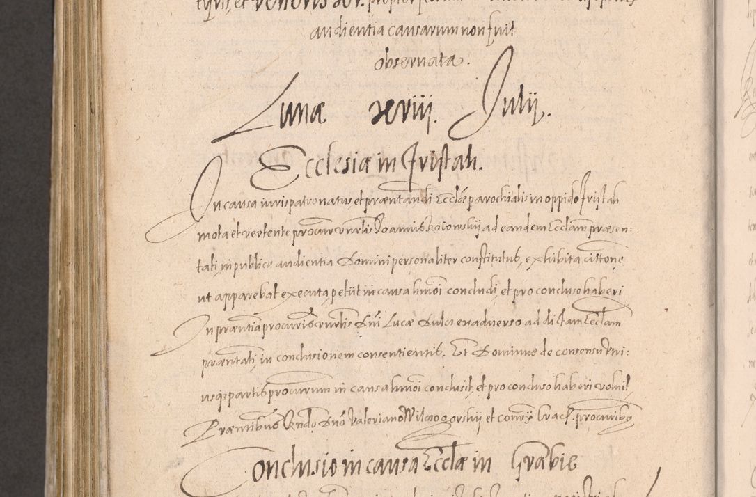 Zdjęcie nr 1016 dla obiektu archiwalnego: Acta actorum causarum obligationum institutionum decretorum constitutionum quietationum resignationum cissionum et atiaru obsernationum tam indiciariarum quam extra indiciariarum coram Admodum Reverendo Domino Joanne Zerzynski Canonico Vicario in Spiritualibus et Officiali generali Cracoviensis ad Annum Domini Millesimum Sextentissimum Vigesimum Indictione tertia Pontificatus SSmi D. N. D. Pauli Divina pronidentia Papae V. foeliciter moderni anno ipsins subfelici regimine Diocesis Cracoviensis Illustrissimi ac Reverendissimi D. N. D. Martini Szyszkowski Deigratia Episcopus Cracoviensis Ducis Severiensis in continuantur.
