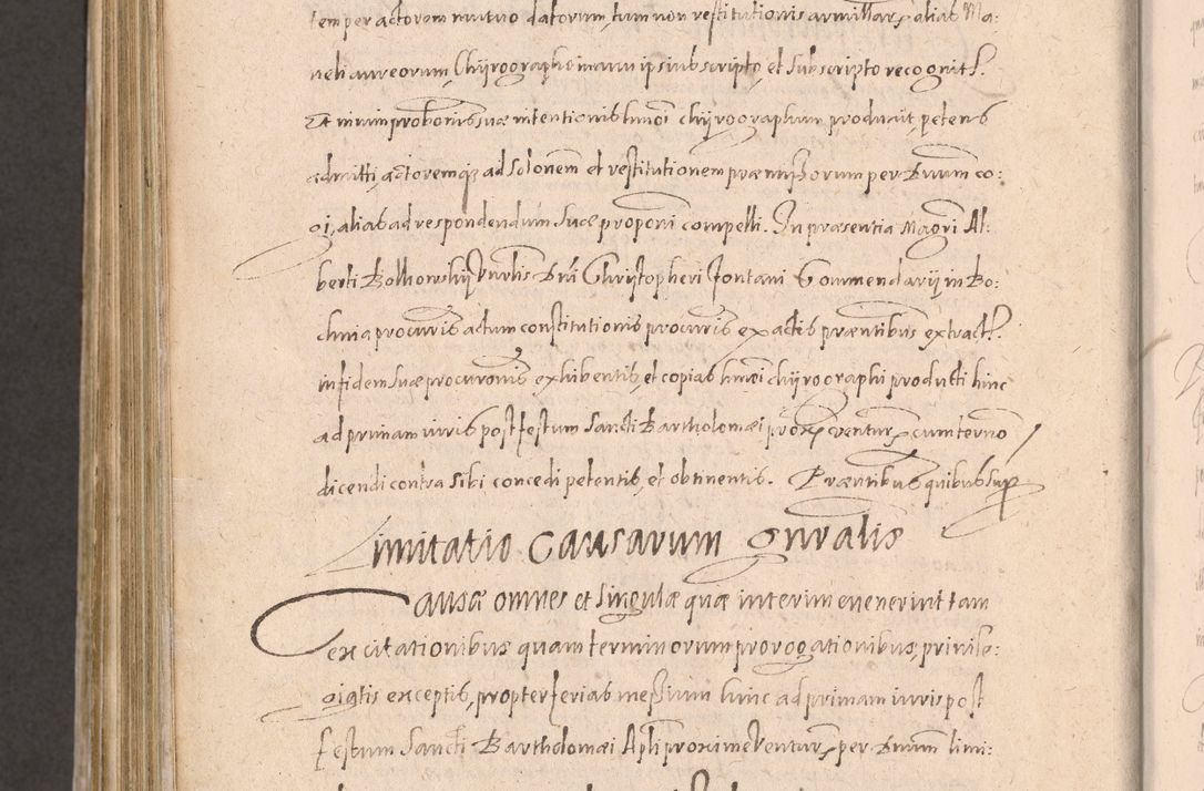 Zdjęcie nr 1014 dla obiektu archiwalnego: Acta actorum causarum obligationum institutionum decretorum constitutionum quietationum resignationum cissionum et atiaru obsernationum tam indiciariarum quam extra indiciariarum coram Admodum Reverendo Domino Joanne Zerzynski Canonico Vicario in Spiritualibus et Officiali generali Cracoviensis ad Annum Domini Millesimum Sextentissimum Vigesimum Indictione tertia Pontificatus SSmi D. N. D. Pauli Divina pronidentia Papae V. foeliciter moderni anno ipsins subfelici regimine Diocesis Cracoviensis Illustrissimi ac Reverendissimi D. N. D. Martini Szyszkowski Deigratia Episcopus Cracoviensis Ducis Severiensis in continuantur.