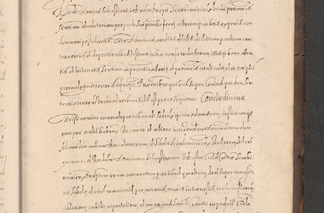 Zdjęcie nr 1011 dla obiektu archiwalnego: Acta actorum causarum obligationum institutionum decretorum constitutionum quietationum resignationum cissionum et atiaru obsernationum tam indiciariarum quam extra indiciariarum coram Admodum Reverendo Domino Joanne Zerzynski Canonico Vicario in Spiritualibus et Officiali generali Cracoviensis ad Annum Domini Millesimum Sextentissimum Vigesimum Indictione tertia Pontificatus SSmi D. N. D. Pauli Divina pronidentia Papae V. foeliciter moderni anno ipsins subfelici regimine Diocesis Cracoviensis Illustrissimi ac Reverendissimi D. N. D. Martini Szyszkowski Deigratia Episcopus Cracoviensis Ducis Severiensis in continuantur.
