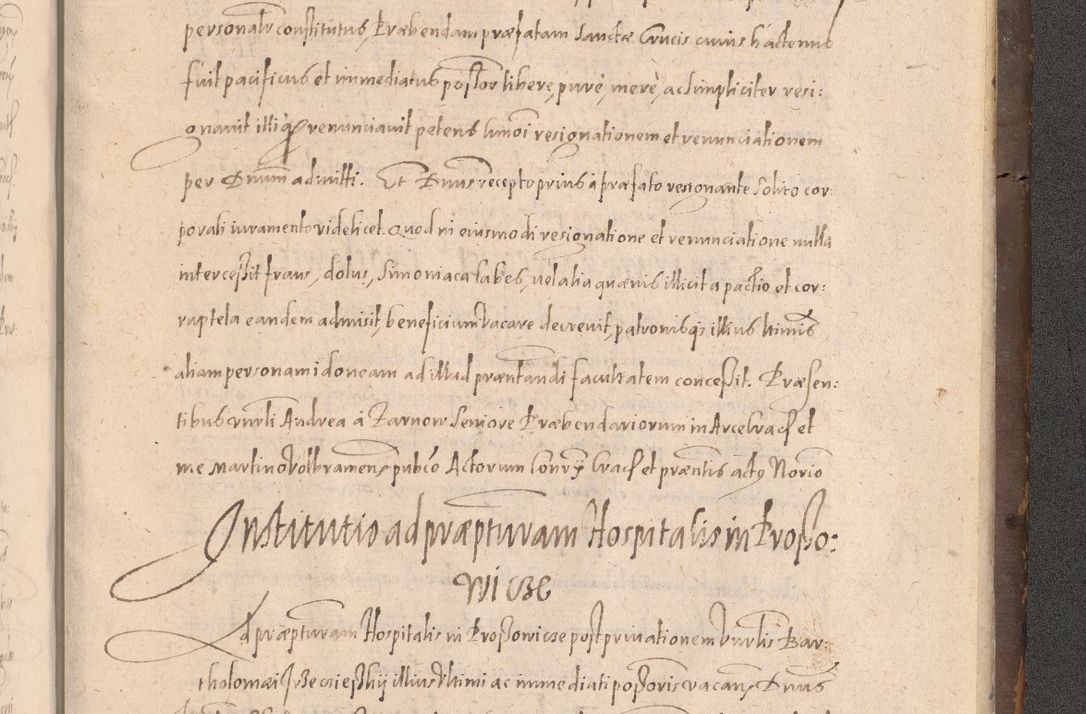 Zdjęcie nr 999 dla obiektu archiwalnego: Acta actorum causarum obligationum institutionum decretorum constitutionum quietationum resignationum cissionum et atiaru obsernationum tam indiciariarum quam extra indiciariarum coram Admodum Reverendo Domino Joanne Zerzynski Canonico Vicario in Spiritualibus et Officiali generali Cracoviensis ad Annum Domini Millesimum Sextentissimum Vigesimum Indictione tertia Pontificatus SSmi D. N. D. Pauli Divina pronidentia Papae V. foeliciter moderni anno ipsins subfelici regimine Diocesis Cracoviensis Illustrissimi ac Reverendissimi D. N. D. Martini Szyszkowski Deigratia Episcopus Cracoviensis Ducis Severiensis in continuantur.