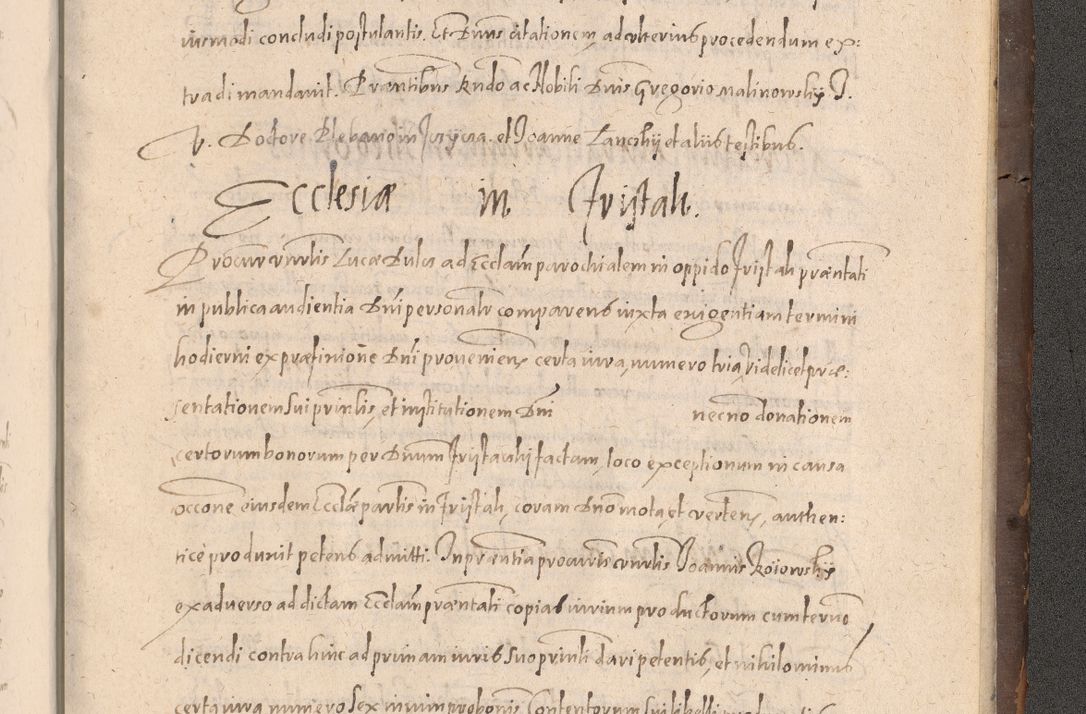 Zdjęcie nr 995 dla obiektu archiwalnego: Acta actorum causarum obligationum institutionum decretorum constitutionum quietationum resignationum cissionum et atiaru obsernationum tam indiciariarum quam extra indiciariarum coram Admodum Reverendo Domino Joanne Zerzynski Canonico Vicario in Spiritualibus et Officiali generali Cracoviensis ad Annum Domini Millesimum Sextentissimum Vigesimum Indictione tertia Pontificatus SSmi D. N. D. Pauli Divina pronidentia Papae V. foeliciter moderni anno ipsins subfelici regimine Diocesis Cracoviensis Illustrissimi ac Reverendissimi D. N. D. Martini Szyszkowski Deigratia Episcopus Cracoviensis Ducis Severiensis in continuantur.