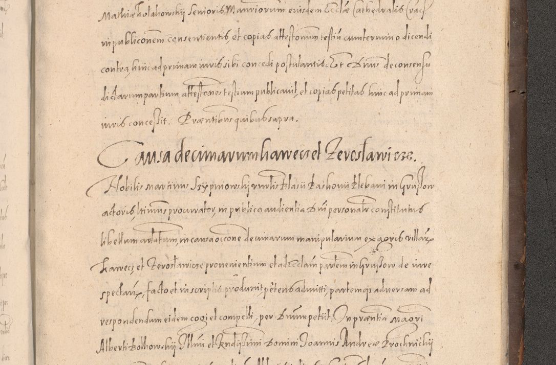 Zdjęcie nr 989 dla obiektu archiwalnego: Acta actorum causarum obligationum institutionum decretorum constitutionum quietationum resignationum cissionum et atiaru obsernationum tam indiciariarum quam extra indiciariarum coram Admodum Reverendo Domino Joanne Zerzynski Canonico Vicario in Spiritualibus et Officiali generali Cracoviensis ad Annum Domini Millesimum Sextentissimum Vigesimum Indictione tertia Pontificatus SSmi D. N. D. Pauli Divina pronidentia Papae V. foeliciter moderni anno ipsins subfelici regimine Diocesis Cracoviensis Illustrissimi ac Reverendissimi D. N. D. Martini Szyszkowski Deigratia Episcopus Cracoviensis Ducis Severiensis in continuantur.