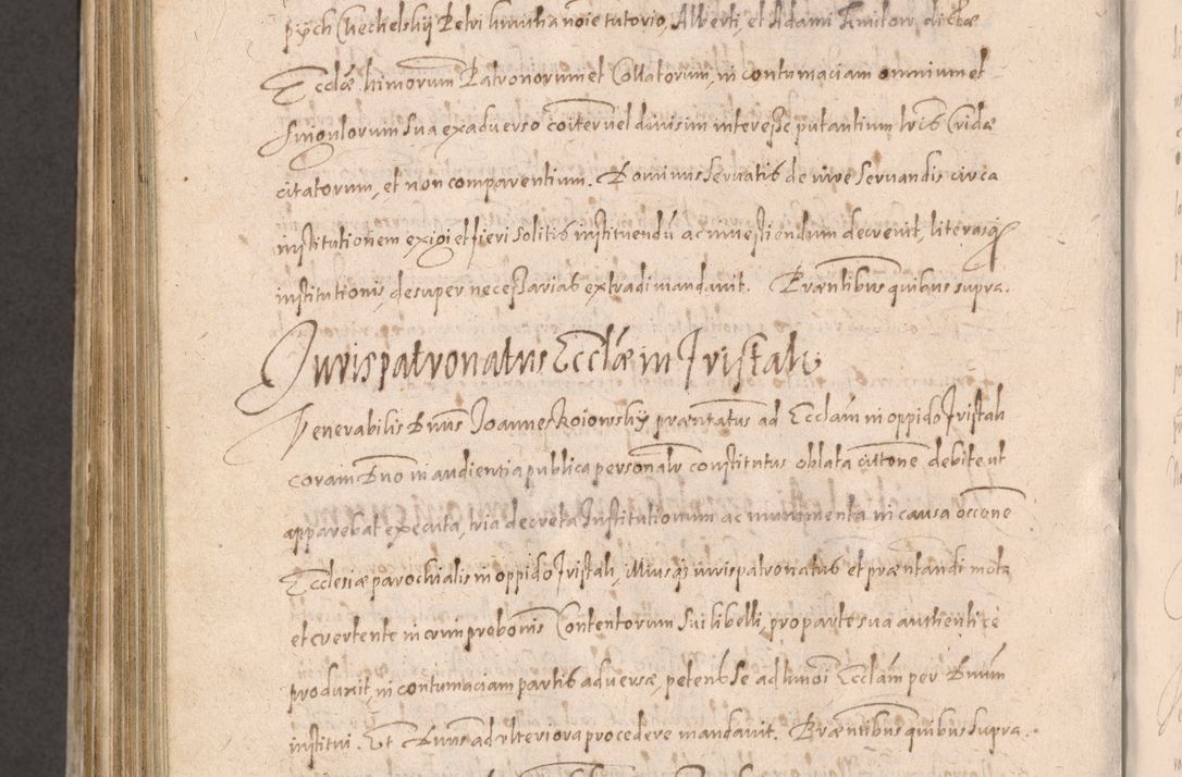 Zdjęcie nr 984 dla obiektu archiwalnego: Acta actorum causarum obligationum institutionum decretorum constitutionum quietationum resignationum cissionum et atiaru obsernationum tam indiciariarum quam extra indiciariarum coram Admodum Reverendo Domino Joanne Zerzynski Canonico Vicario in Spiritualibus et Officiali generali Cracoviensis ad Annum Domini Millesimum Sextentissimum Vigesimum Indictione tertia Pontificatus SSmi D. N. D. Pauli Divina pronidentia Papae V. foeliciter moderni anno ipsins subfelici regimine Diocesis Cracoviensis Illustrissimi ac Reverendissimi D. N. D. Martini Szyszkowski Deigratia Episcopus Cracoviensis Ducis Severiensis in continuantur.