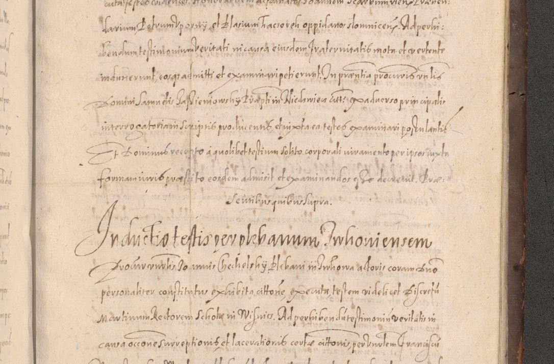 Zdjęcie nr 983 dla obiektu archiwalnego: Acta actorum causarum obligationum institutionum decretorum constitutionum quietationum resignationum cissionum et atiaru obsernationum tam indiciariarum quam extra indiciariarum coram Admodum Reverendo Domino Joanne Zerzynski Canonico Vicario in Spiritualibus et Officiali generali Cracoviensis ad Annum Domini Millesimum Sextentissimum Vigesimum Indictione tertia Pontificatus SSmi D. N. D. Pauli Divina pronidentia Papae V. foeliciter moderni anno ipsins subfelici regimine Diocesis Cracoviensis Illustrissimi ac Reverendissimi D. N. D. Martini Szyszkowski Deigratia Episcopus Cracoviensis Ducis Severiensis in continuantur.