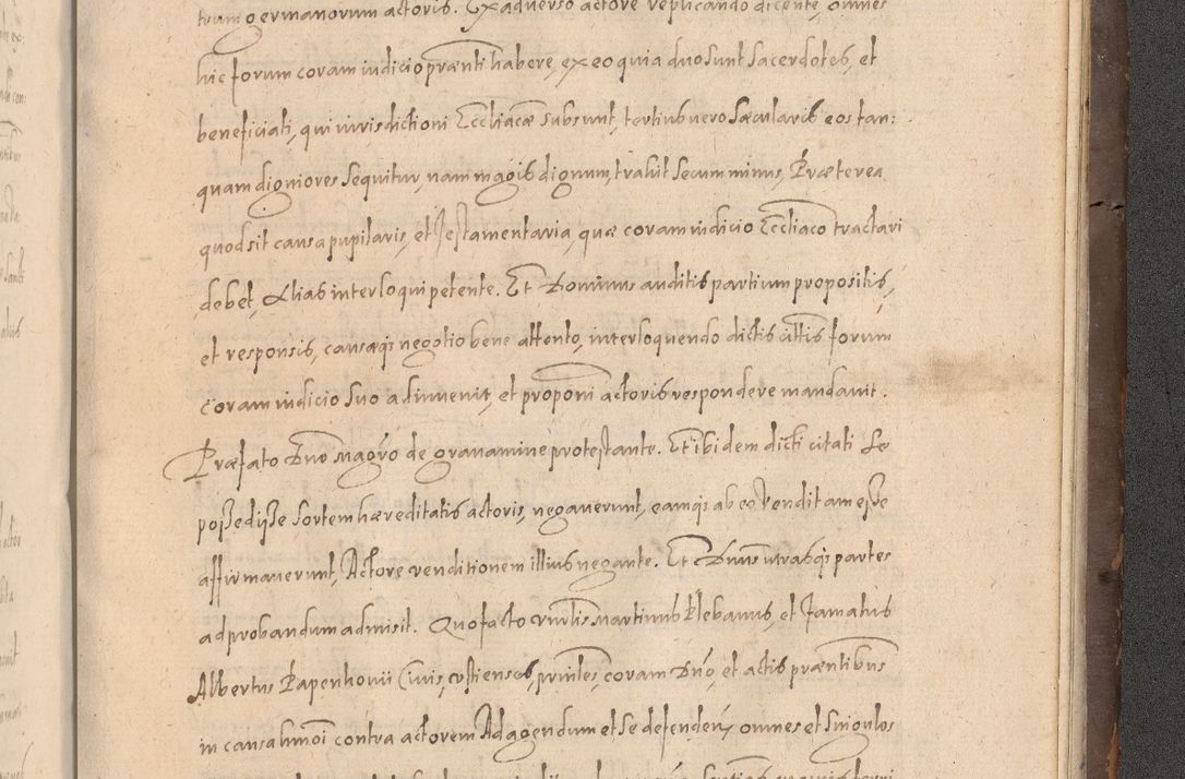 Zdjęcie nr 981 dla obiektu archiwalnego: Acta actorum causarum obligationum institutionum decretorum constitutionum quietationum resignationum cissionum et atiaru obsernationum tam indiciariarum quam extra indiciariarum coram Admodum Reverendo Domino Joanne Zerzynski Canonico Vicario in Spiritualibus et Officiali generali Cracoviensis ad Annum Domini Millesimum Sextentissimum Vigesimum Indictione tertia Pontificatus SSmi D. N. D. Pauli Divina pronidentia Papae V. foeliciter moderni anno ipsins subfelici regimine Diocesis Cracoviensis Illustrissimi ac Reverendissimi D. N. D. Martini Szyszkowski Deigratia Episcopus Cracoviensis Ducis Severiensis in continuantur.