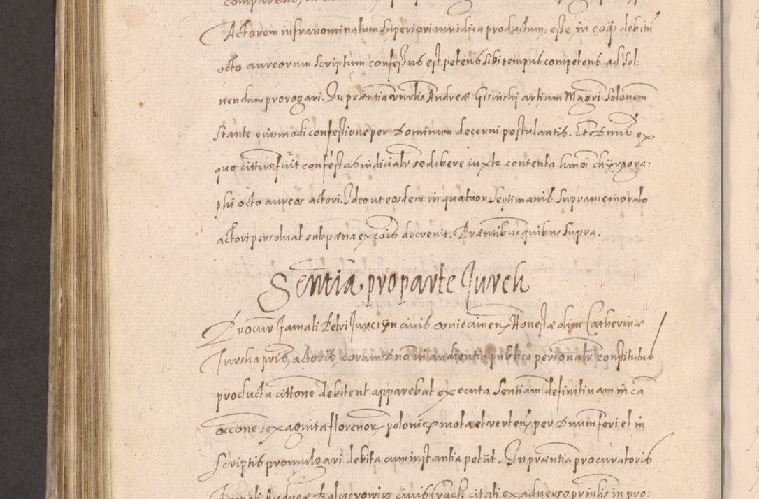 Zdjęcie nr 972 dla obiektu archiwalnego: Acta actorum causarum obligationum institutionum decretorum constitutionum quietationum resignationum cissionum et atiaru obsernationum tam indiciariarum quam extra indiciariarum coram Admodum Reverendo Domino Joanne Zerzynski Canonico Vicario in Spiritualibus et Officiali generali Cracoviensis ad Annum Domini Millesimum Sextentissimum Vigesimum Indictione tertia Pontificatus SSmi D. N. D. Pauli Divina pronidentia Papae V. foeliciter moderni anno ipsins subfelici regimine Diocesis Cracoviensis Illustrissimi ac Reverendissimi D. N. D. Martini Szyszkowski Deigratia Episcopus Cracoviensis Ducis Severiensis in continuantur.