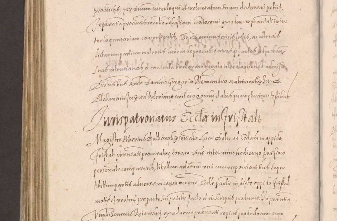 Zdjęcie nr 960 dla obiektu archiwalnego: Acta actorum causarum obligationum institutionum decretorum constitutionum quietationum resignationum cissionum et atiaru obsernationum tam indiciariarum quam extra indiciariarum coram Admodum Reverendo Domino Joanne Zerzynski Canonico Vicario in Spiritualibus et Officiali generali Cracoviensis ad Annum Domini Millesimum Sextentissimum Vigesimum Indictione tertia Pontificatus SSmi D. N. D. Pauli Divina pronidentia Papae V. foeliciter moderni anno ipsins subfelici regimine Diocesis Cracoviensis Illustrissimi ac Reverendissimi D. N. D. Martini Szyszkowski Deigratia Episcopus Cracoviensis Ducis Severiensis in continuantur.