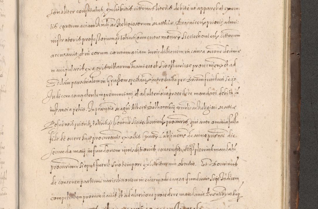 Zdjęcie nr 961 dla obiektu archiwalnego: Acta actorum causarum obligationum institutionum decretorum constitutionum quietationum resignationum cissionum et atiaru obsernationum tam indiciariarum quam extra indiciariarum coram Admodum Reverendo Domino Joanne Zerzynski Canonico Vicario in Spiritualibus et Officiali generali Cracoviensis ad Annum Domini Millesimum Sextentissimum Vigesimum Indictione tertia Pontificatus SSmi D. N. D. Pauli Divina pronidentia Papae V. foeliciter moderni anno ipsins subfelici regimine Diocesis Cracoviensis Illustrissimi ac Reverendissimi D. N. D. Martini Szyszkowski Deigratia Episcopus Cracoviensis Ducis Severiensis in continuantur.